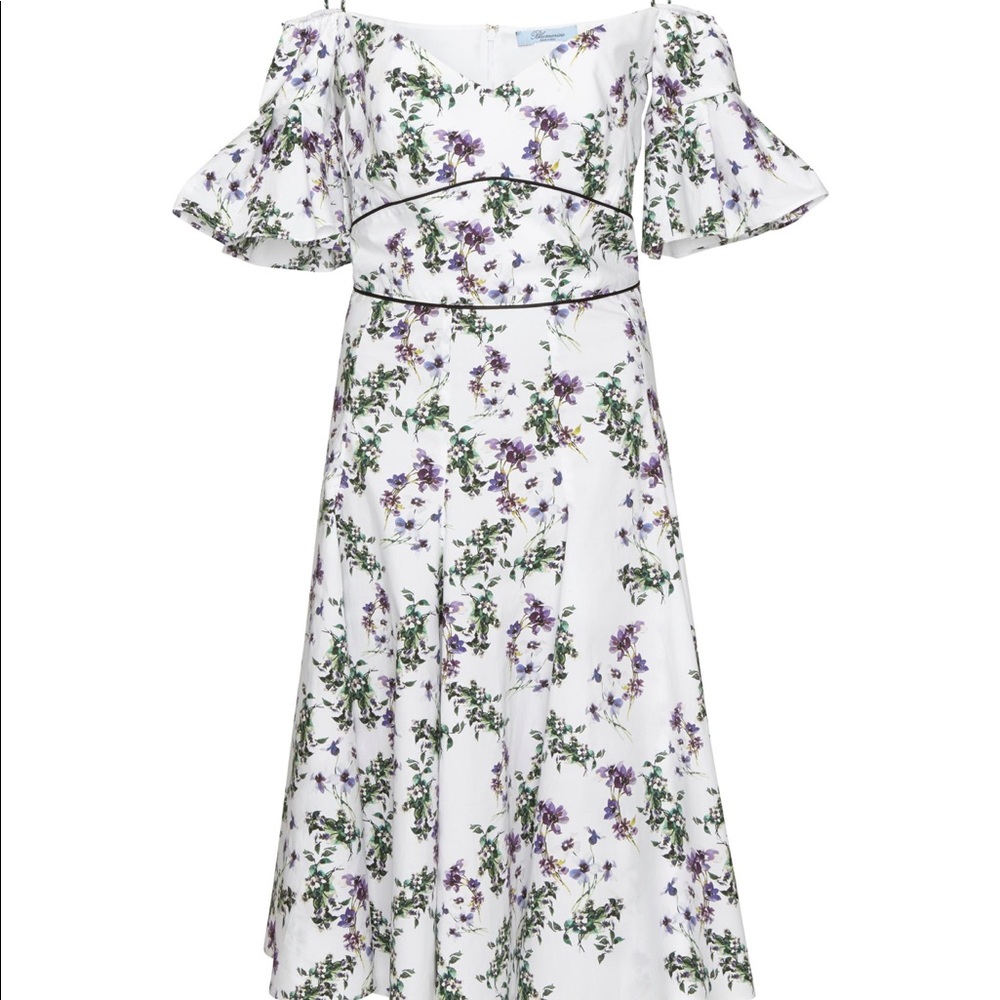 Blumarine Off The Shoulder Floral Dress Size 6